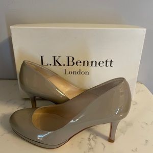 Patent leather L.K. Bennett shoes